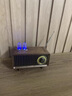 索尼機（S0NY）適用復古無(wú)線(xiàn)藍牙音箱高音質(zhì)新款小型家用收音機音響一體店鋪專(zhuān)用 復古花梨金 官配 曬單實(shí)拍圖