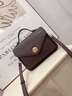 viney牛皮包包女包時(shí)尚單肩郵差包高級感斜挎手提包生日禮物送女友老婆 深咖色 品牌小眾百搭輕奢休閑女生簡(jiǎn)約 曬單實(shí)拍圖