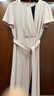 PORTS寶姿春夏新品女裝短袖長(zhǎng)連衣裙LM8D258NWB011 貝殼色 XL (10) 曬單實(shí)拍圖