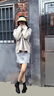 達(dá)芙妮（DAPHNE）黑色短靴女2024新款春秋季顯腳小百搭學(xué)生上班通勤配裙子靴子 黑色 37 曬單實拍圖