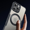 XUNDD 蘋果16ProMax手機(jī)殼新款全包防摔適用iPhone16Plus硬殼磁吸支架 【蘋果16ProMax】強(qiáng)力引磁款 透明不發(fā)黃+氣囊防摔 曬單實(shí)拍圖