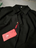 皮爾卡丹（pierre cardin）真絲長(cháng)袖襯衫女春秋季新款中年時(shí)尚洋氣漂亮小衫高端桑蠶絲上衣 黑色 L (95-105斤) 曬單實(shí)拍圖