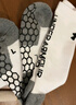 安德瑪（Under Armour）運動(dòng)護腿點(diǎn)膠防滑襪 籃羽毛球襪男女跑步馬拉松中筒毛巾底棉襪子 曬單實(shí)拍圖