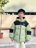 G.DUCKKIDS小黃鴨男童羽絨棉服冬季兒童外套短款加厚棉衣1-3男寶寶冬裝棉襖 綠色 90 cm建議身高85-95cm 曬單實(shí)拍圖