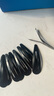 發(fā)夾女夏后腦勺碎發(fā)夾子黑色發(fā)卡水滴夾簡(jiǎn)約側邊劉海前夾bb夾發(fā)飾 中號5枚大號5枚 曬單實(shí)拍圖
