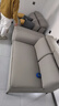 香格世家沙發(fā) 北歐科技布沙發(fā)客廳小戶型現(xiàn)代簡約風(fēng)直排貓抓布藝沙發(fā)新款 2.8米-四人位+腳踏 升級(jí)耐磨貓抓布【乳膠+海綿款】 曬單實(shí)拍圖