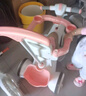 ANGI BABY兒童三輪車(chē)腳踏車(chē)寶寶遛娃神器滑行車(chē)多功能自行車(chē)寶寶手推車(chē) 公主粉 【安全護欄+靠背+手推桿】 曬單實(shí)拍圖