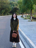 韓璐嬌（hanlujiao）連衣裙女裝2024秋冬季新款時(shí)尚顯瘦輕熟風(fēng)鹽系小個(gè)子穿搭套裝裙子 綠色開(kāi)衫+打底衫+棕色裙子 M【建議96-108斤】 曬單實(shí)拍圖