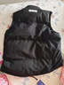 花花公子（PLAYBOY）雙面穿青少年馬甲秋冬季新款加厚保暖坎肩背心男女款高級感馬夾 【馬甲+挎肩包】黑色 L 曬單實(shí)拍圖