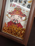 山迪開(kāi)業(yè)禮物財神爺沙金小元寶爆單擺件店鋪前臺玄關(guān)招財裝飾喬遷禮品 財神偏愛(ài)-6寸胡桃色 曬單實(shí)拍圖