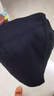 森馬（Semir）休閑褲女冬季抓絨分割松緊腰寬松長(cháng)褲顯腿長(cháng)風(fēng)闊腿褲101724127011 曬單實(shí)拍圖