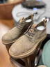 西域駱駝（VANCAMEL）真皮男士皮鞋2025新款秋冬季休閑透氣商務(wù)工裝翻毛低幫馬丁靴男鞋 卡其 42 下單速發(fā) 曬單實(shí)拍圖