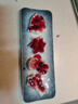 TENGTOO 點(diǎn)心盤小吃盤秋刀魚陶瓷燒烤壽司盤子長(zhǎng)方形長(zhǎng)條盤西餐盤日式 漸變石紋款大號(hào)(灰藍(lán)色) 11.5英寸 曬單實(shí)拍圖