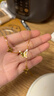 謝瑞麟黃金項鏈足金流蘇蝴蝶套鏈黃金吊墜送女友老婆中秋節生日禮物計價(jià) 足金流蘇蝴蝶套鏈約4.71克 曬單實(shí)拍圖