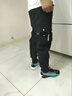 仕步凡 SIGOFAD工裝褲男士秋冬加絨加厚休閑褲男生韓版潮牌束腳褲寬松潮流長(cháng)褲 Y110黑色+Y322黑色 2XL 【140-160斤】 曬單實(shí)拍圖
