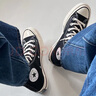 匡威（Converse）【王源同款】男鞋女鞋 1970s三星標(biāo) 高幫帆布鞋情侶休閑鞋子 38 曬單實(shí)拍圖