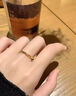 中國黃金（CHINA GOLD）足金莫比烏斯環(huán)戒指女款黃金素圈指環(huán)七夕情人節生日禮物送女友 莫比烏斯戒指 圈號15 1g 曬單實(shí)拍圖