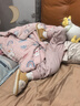 牧童兒童棉拖鞋男女童幼兒寶寶四季款居家鞋小兔子布拖鞋 姜奶黃 150 曬單實(shí)拍圖