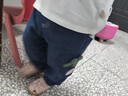 幼歌（YOUGE）【軟牛仔】嬰幼兒2024春季卡通造型牛仔褲寶寶休閑褲 牛仔藍(lán)（66-90兩用襠） 90 cm 曬單實拍圖