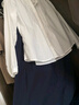 無(wú)印良品（MUJI）女式 棉紗 抽褶裙 長(cháng)半身裙女款裙子25年秋季女裝 BE1XTA5A 深藏青色 S (155/62A) 曬單實(shí)拍圖