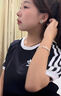 周大金 CHOW TAI KING輕奢羽你相伴耳釘女生高級感琉璃石耳飾品情人節(jié)生日禮物送女朋友 羽你相伴耳釘【限定摯愛禮盒】 曬單實(shí)拍圖
