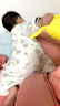 G.DUCK KIDS小黃鴨嬰兒睡袋秋冬春季防踢保暖睡衣男女寶寶夾棉連體衣四季通用 蒲公英 保暖薄棉睡袋 66cm (身高63cm內  10-14斤左右） 曬單實(shí)拍圖