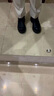 卡帝樂(lè)鱷魚（CARTELO）防滑大頭皮鞋男真皮春夏透氣薄款商務(wù)休閑涼鞋青年增高圓頭鞋厚底 黑色厚底鏤空【帥哥夏季款】 41 曬單實(shí)拍圖