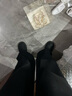 古牧秋新品潮流德比鞋男復(fù)古潮鞋春夏季百搭休閑鞋男時尚大頭皮鞋 黑色(Z01) 42 曬單實拍圖