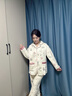 婧麒（JOYNCLEON）空氣棉月子服秋冬產(chǎn)后孕婦哺乳睡衣女懷孕期產(chǎn)婦喂奶家居服裝 尋寶小兔「適宜0-15℃」 XL 曬單實(shí)拍圖