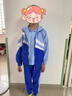 卡瓦拉中小學(xué)生校服班服幼兒園園服套裝定制兒童運動(dòng)會(huì )服裝春秋裝一年級 紅色兩件套 130碼 曬單實(shí)拍圖