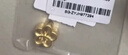 中銀鑫行桃花轉運珠吊墜足金999黃金項鏈掛墜硬金DIY手串送女友禮物 桃花吊墜（克重多退少補） 約0.8g 曬單實(shí)拍圖