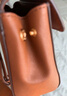 MICHAEL KORS邁克高仕 MK Ava 超小號皮質(zhì)翻蓋迷你手提包斜挎包 牛皮棕 230 迷你 曬單實(shí)拍圖