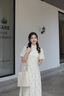 唐菓蜜新中式連衣裙女夏2025新款女裝氣質(zhì)日常改良國風(fēng)少女旗袍裙子夏天 綠色 M 曬單實(shí)拍圖