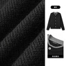 gxg.jeans男裝 含羊毛假兩件寬松開(kāi)襟毛衣線(xiàn)衫外套男 25秋新品 黑色 預售11月22日后發(fā) M (170) 曬單實(shí)拍圖