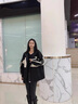 UKMR夾棉服休閑加厚外套女春秋冬季2025新款二棉衣薄棉襖棒球服 黑色(常規(guī)) S 【建議85-100斤】 曬單實(shí)拍圖