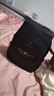 袋鼠真皮雙肩背包女士2024七夕大容量軟皮多用質(zhì)感中年女包旅行包 黑色 曬單實(shí)拍圖