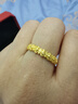 老廟黃金戒指足金古法花絲女戒送女友老婆生日節(jié)日禮物 約3.53g/12號(適用11-13#) 曬單實拍圖