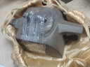百年利永 宜興名家純?nèi)止ぷ仙皦卦V臥虎壺功夫茶具泡茶壺280cc 青段 曬單實(shí)拍圖
