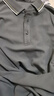 杉杉【羊毛+桑蠶絲】POLO衫長(cháng)袖T恤男士秋季商務(wù)純色通勤寬松打底衫 曬單實(shí)拍圖