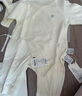 babylove新生兒連體衣純棉春秋季初生嬰兒哈衣純色系帶睡衣和尚服居家爬服 芝士黃 59cm 曬單實(shí)拍圖