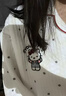 禾回helloKitty夾棉睡衣女冬季甜美卡通空氣棉加厚學(xué)生休閑家居服套裝 白色 波點(diǎn)kt貓 夾層款 L （100-115斤） 曬單實(shí)拍圖
