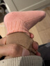 阿米拉啊咪啦兒童糖果色襪子2023冬季新款男女童毛線(xiàn)襪五雙組合裝 糖果色 S 曬單實(shí)拍圖