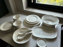 NARUMI/鳴海 Silky White 中餐套組/碗盤組合裝/鍋盤組合裝 套裝 96904-52719/8人份中餐組合 40頭 曬單實(shí)拍圖