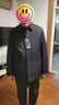 恒源祥棉衣男中年外套中老年爸爸裝冬季加厚夾克秋冬仿蠶絲棉服 2132藍色【可拆卸內膽】扣子款 175碼建議【126-140斤】 曬單實(shí)拍圖