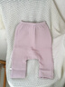貝樂(lè )咿嬰兒衣服秋冬款保暖褲子新生兒衣服大pp褲夾棉打底褲滿(mǎn)月寶寶衣服 7766-紫色 90 （1-2歲22-26斤） 曬單實(shí)拍圖