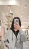 梓洛蘭ZiLuolan秋季穿搭女套裝2025新款時尚假兩件連帽衛(wèi)衣顯瘦工裝全套 白色衛(wèi)衣+灰色工裝褲 【兩件套】 L 【建議100-120斤】 曬單實拍圖