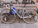 HEPINGJIANGENBO和博公路自行車(chē)碳纖維輪組車(chē)輪鋁合金自行車(chē)訓(xùn)練輪子V剎700C 銀色鋁合金訓(xùn)練綜合輪組圈剎版本 曬單實(shí)拍圖