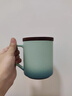 叁旬（sanxun） 知行陶瓷泡茶馬克杯帶蓋過(guò)濾水杯女男辦公室茶水分離杯子定制 知行馬克杯【湖蘭釉】 曬單實(shí)拍圖