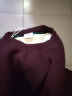 恒源祥（HYX）超厚羊绒冬季保暖内衣套装男加绒加厚秋衣裤中年可外穿中领保暖衣 紫红色套装 是 x 3XL码(体重160斤-180斤) 晒单实拍图