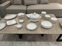 指間砂2025碗碟套裝家用輕奢高級感景德鎮陶骨瓷餐具碗盤(pán)筷喬遷新居 送禮佳選希爾頓66頭升級配富貴煲 曬單實(shí)拍圖